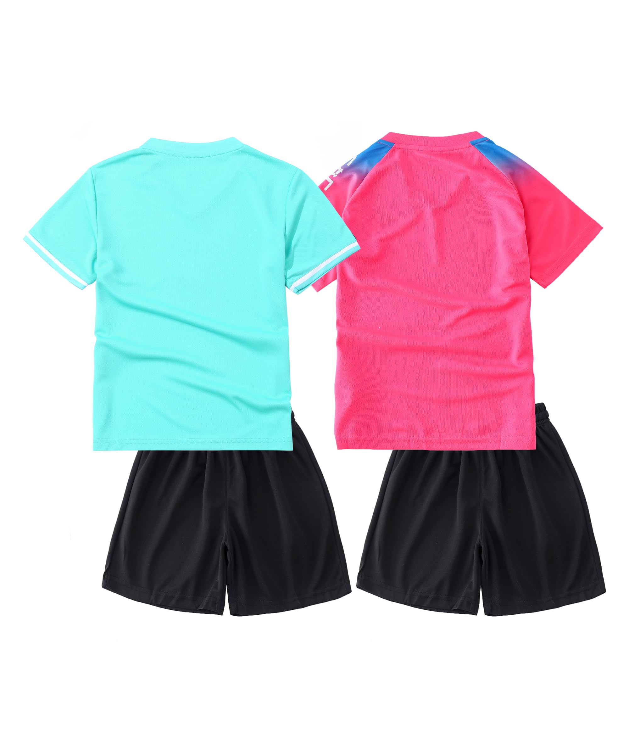 M2C Boys 2-Pack Jersey Soccer Knit Set Sport Team Uniform Shirt and Shorts