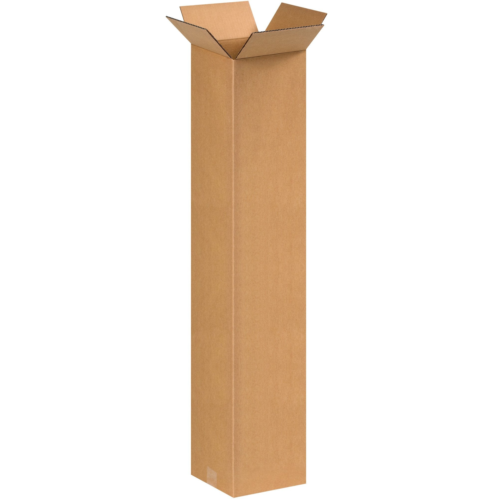 BOX USA 4x4x40 Tall Corrugated Boxes, Tall, 4L x 4W x 40H, Pack of 25 | Shipping, Packaging, Moving, Storage Box for Home or Business, Strong Wholesale Bulk Boxes