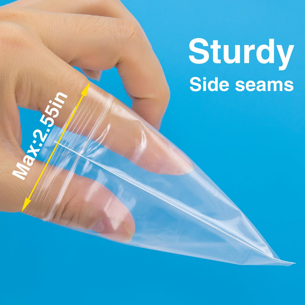 1200pcs 1.5" x 1.5" 2 Mil Clear Plastic Zip Bags, Bulk Jewelry Bag, Poly Bags with Resealable Zip Top for Pills, Meds, Jewelry, Travel, Storage, Packaging, Shipping