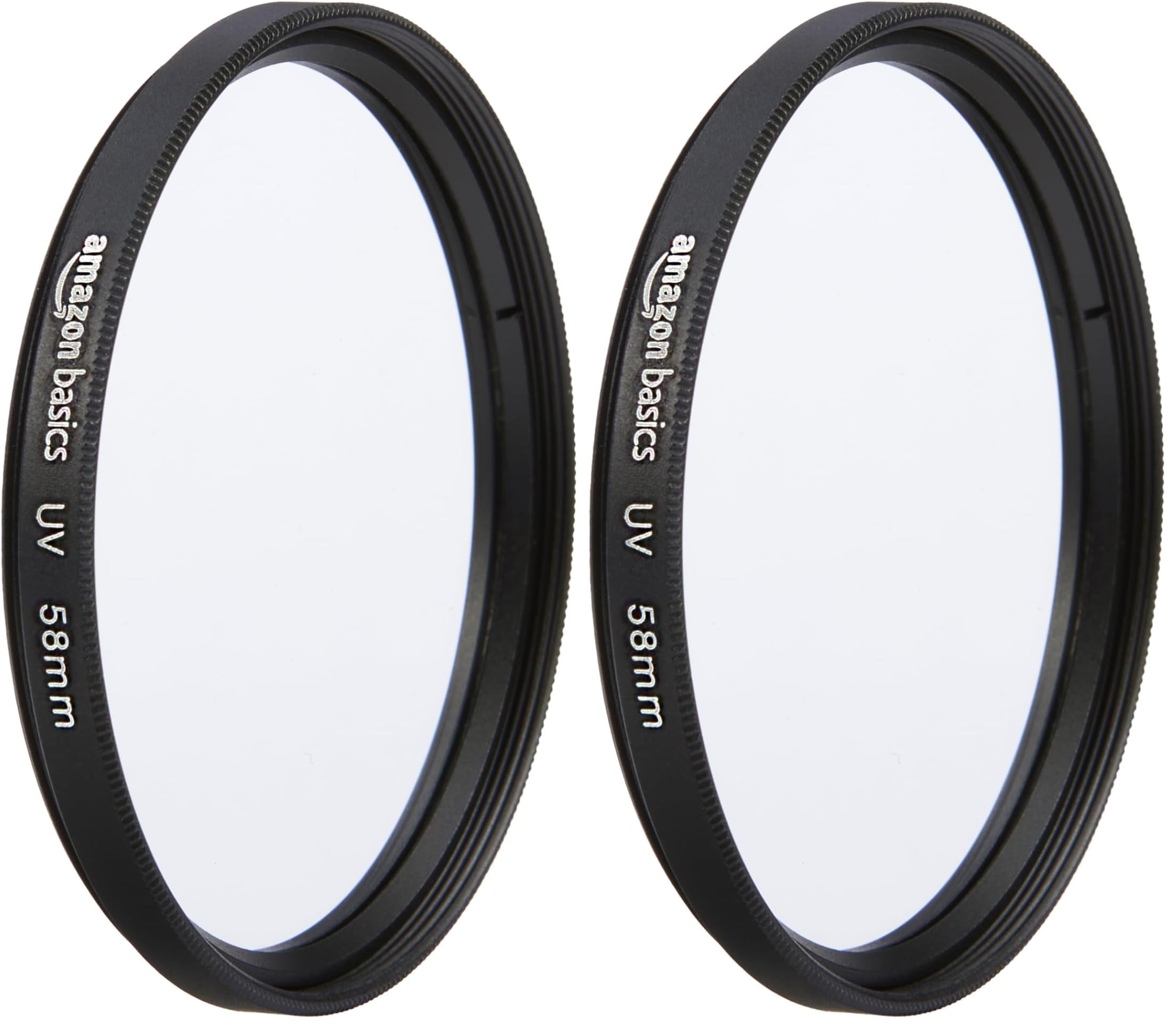 Amazon Basics UV Protection Camera Lens Filter, Scratch Resistant, Photography Filter, Lens Protection, 58mm