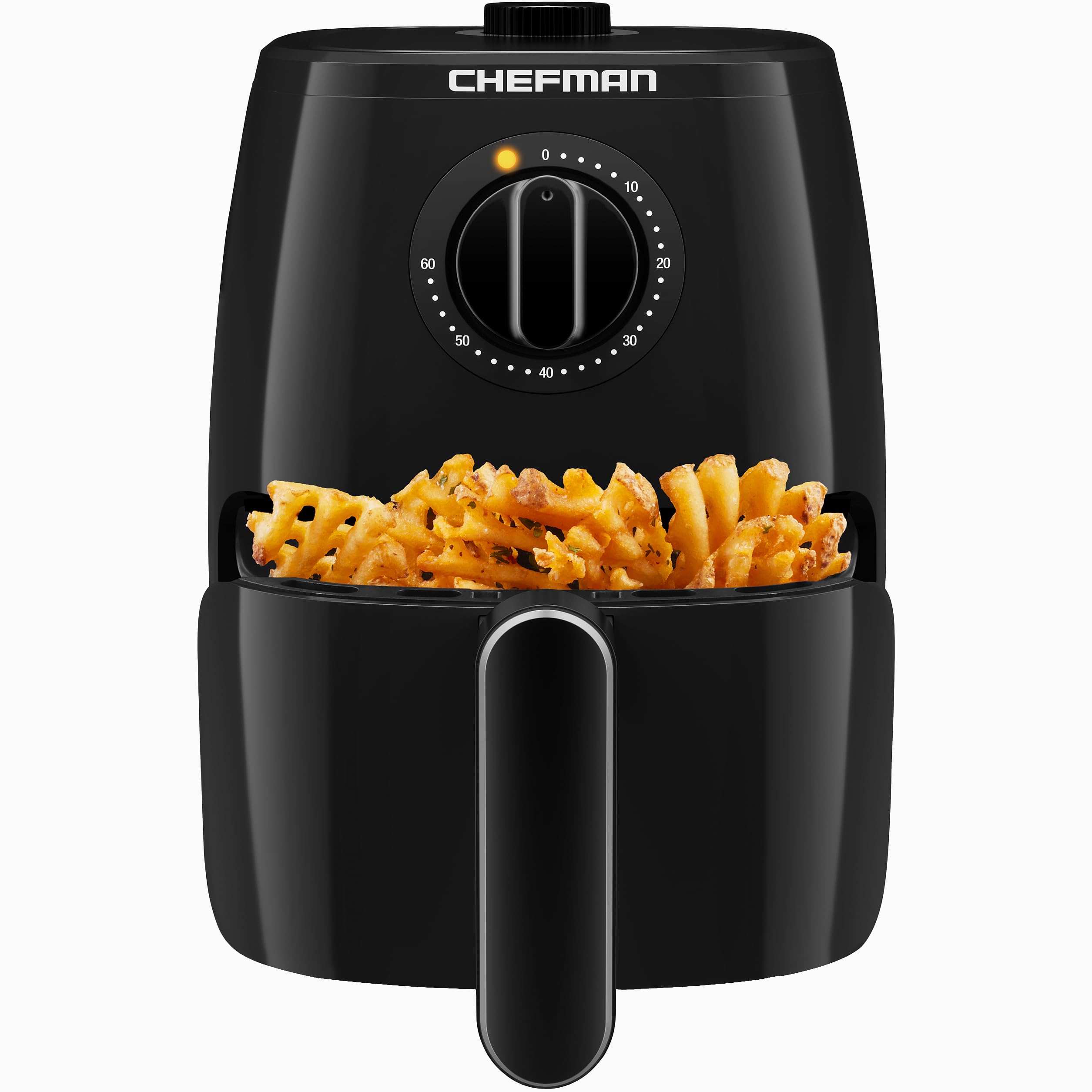 Chefman 12-Quart 6-in-1 Rotisserie Air Fryer Oven & Dehydrator, 12 Presets, Touchscreen, Family Size, Dishwasher-Safe Parts, Black