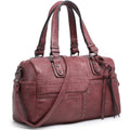 Dasein Women Soft Vegan Leather Barrel Bags Large Hobo Top Handle Work Totes Satchel Handbags Shoulder Purse