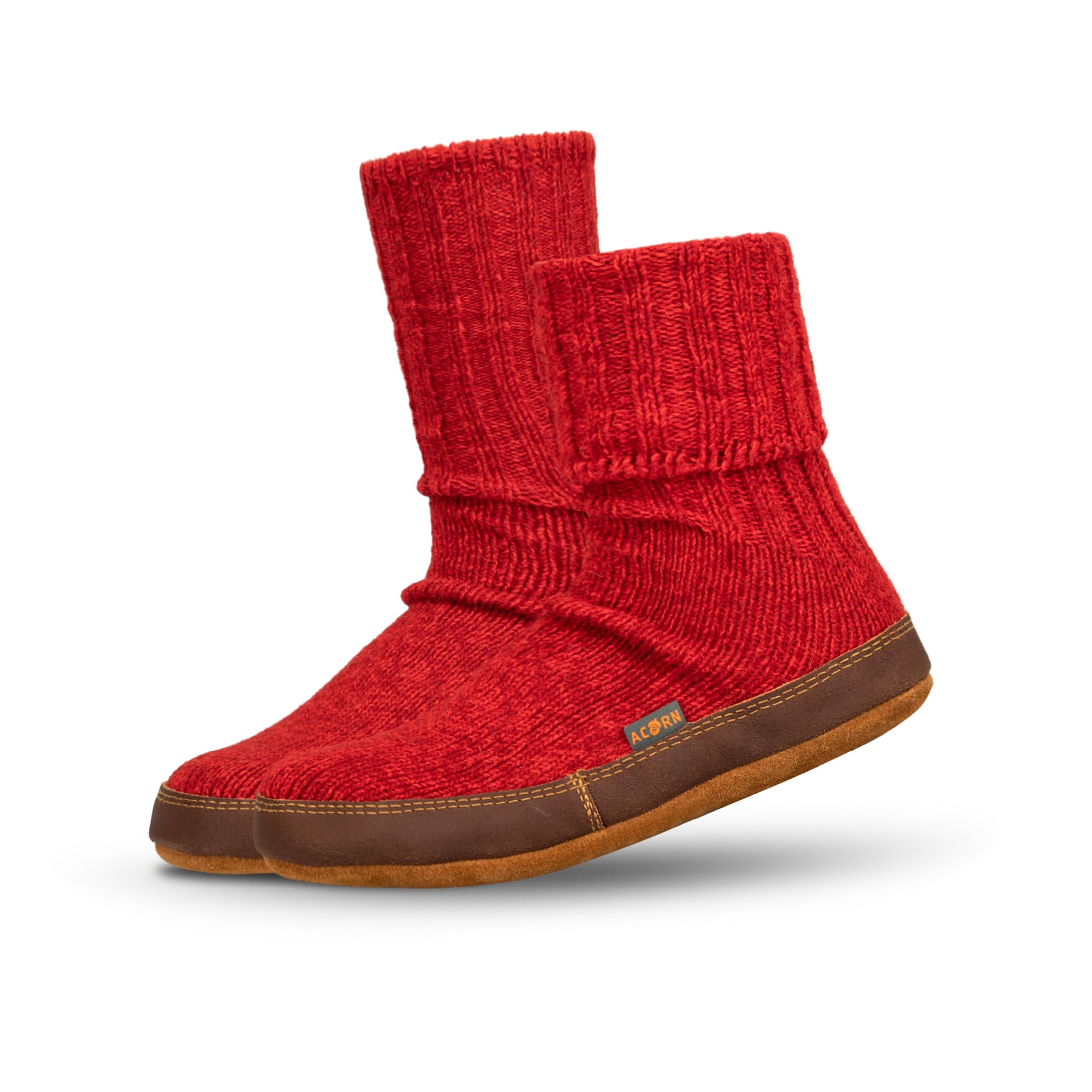 Men's and Women's Original Slipper Sock - Comfortable Men's and Women's Slipper Sock with Cloud-Like Feel, Soft and Moisture Wicking Crew Length, Genuine Suede Sole