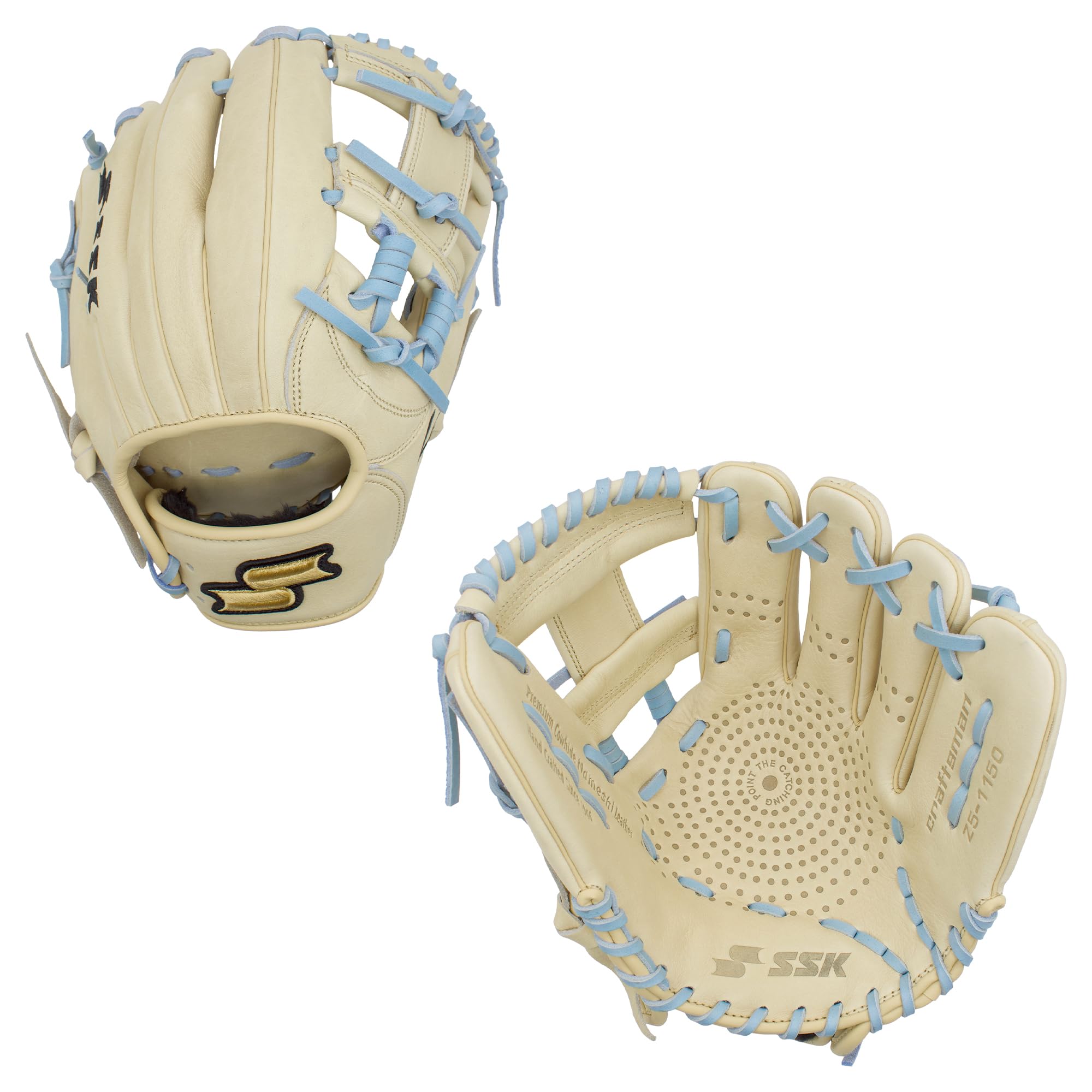 SSK Z5 Craftsman Infield Baseball Glove – 11.25” - 11.5” - 11.75” - 12” – Right & Left Hand Throw