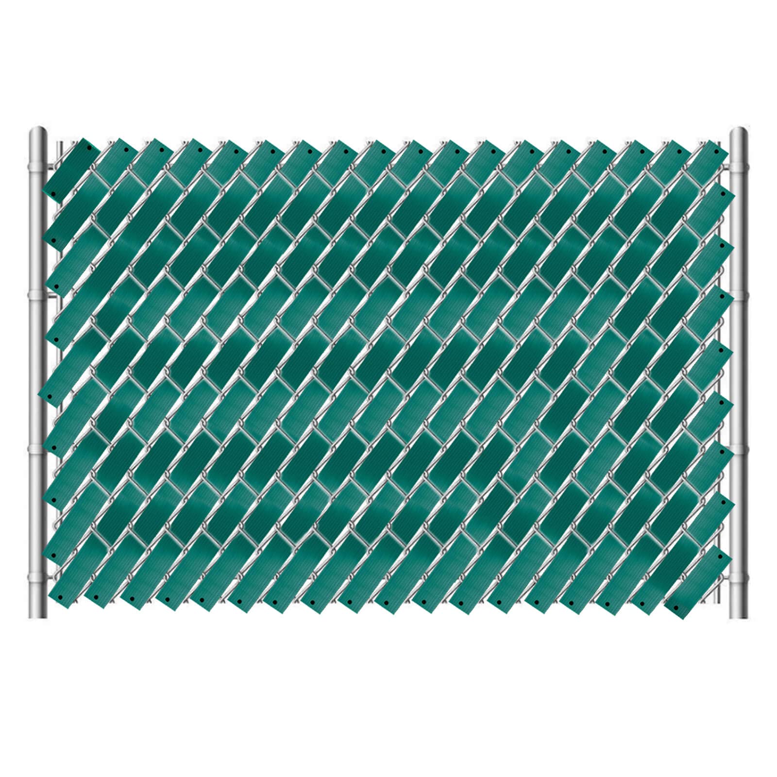 Chain Link Fence Privacy Tape, 246ft x 0.15ft Chain Link Fence Slats, Fence Covering Privacy, Brown (200PCS Button + Puncher Included)