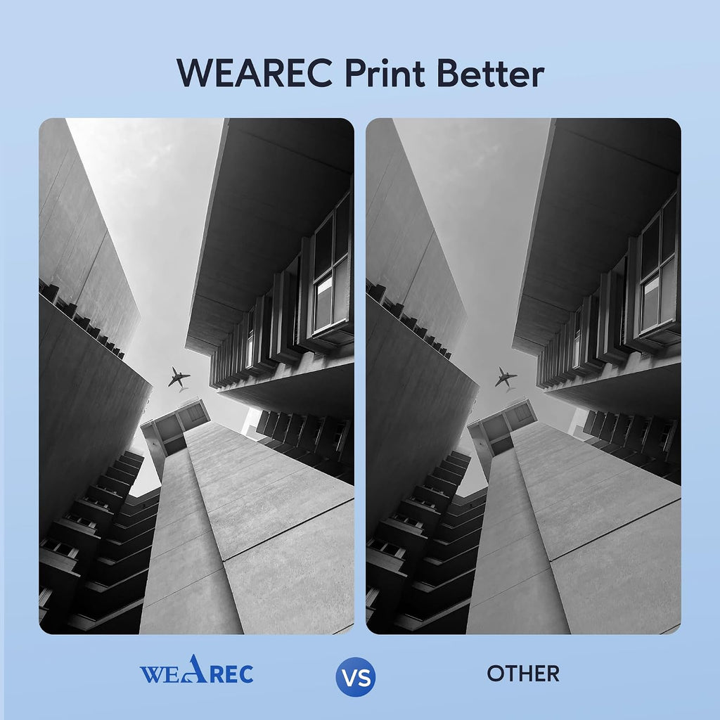 WEAREC Compatible Toner Cartridge Replacement for Brother TN850 TN-850 TN820 TN-820 Work with HL-L6200DW HL-L5200DW MFC-L5850DW MFC-L6800DW DCP-L5600DN Printer (Black,4-Pack)