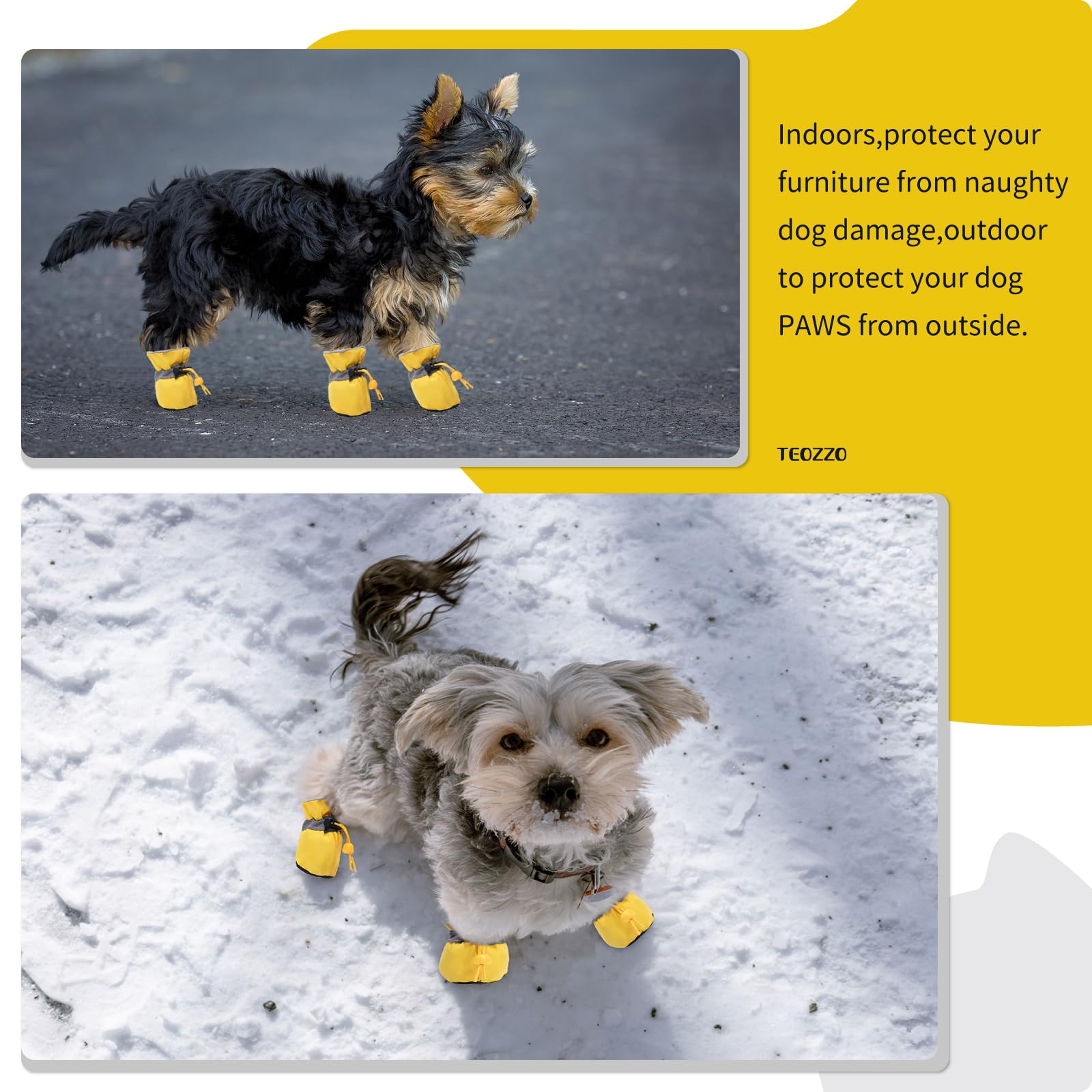Dog Shoes for Hot Pavement, Summer Dog Boots & Paw Protector, Anti-Slip Sole Dog Booties with Reflective Straps Dog for Small Medium Dogs 4PCS (A-Pink, Size 3: 1.37"(Width))