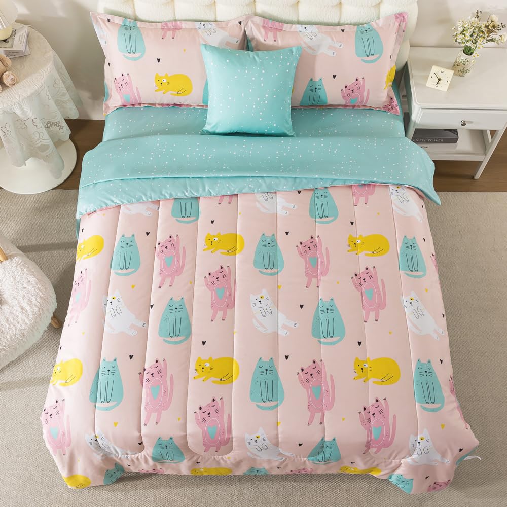 ADASMILE A & S 6 Pieces Basketball Comforter Set Twin Black Basketball Bedding for Boys Kids Teens Sport Bed in A Bag Comforter with Balls Sheets All Season Sports Themed Bed Set for Home Decor