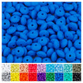 FIVEIZERO 180PCS Silicone Lentil Beads,12mm Spacer Beads | Flexible Silicone, 2mm Hole Design, Easy to Thread, Fade Resistant, Easy to Clean