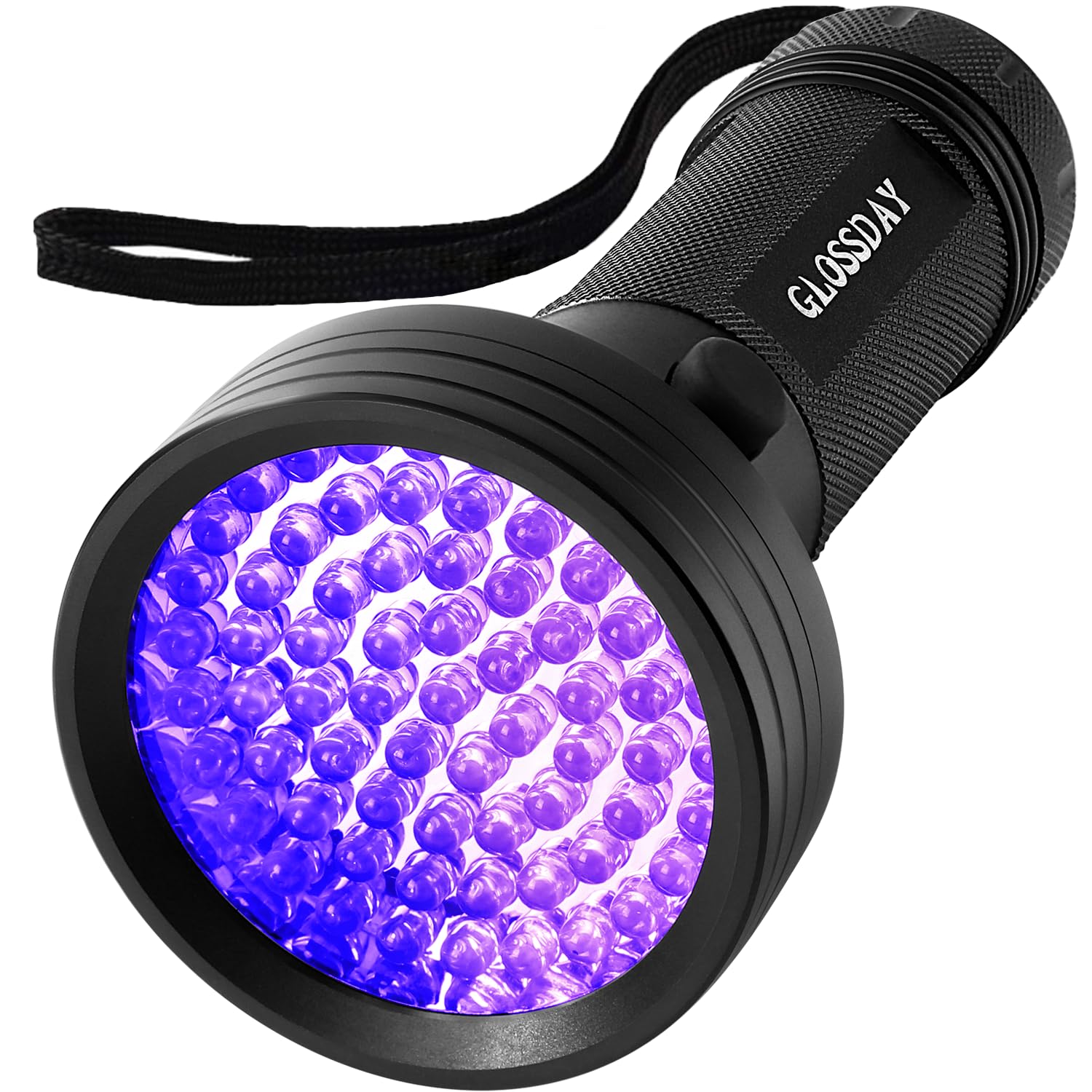 GLOSSDAY Blacklight Flashlight 68 LED UV Flash Light,Ultraviolet Flashlight Black Light Professional Pet Urine Detector for Dog/Cat Urine,Pet Stains,Hunting Scorpions