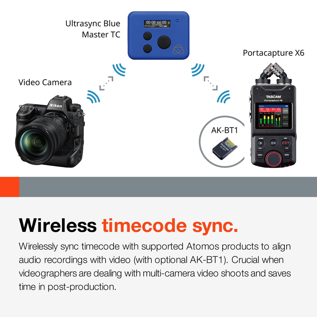 TASCAM Portacapture X6 32-bit Float Portable Audio Recorder, Field Recorder for Video, Music, Podcast, Voice, Podcasting