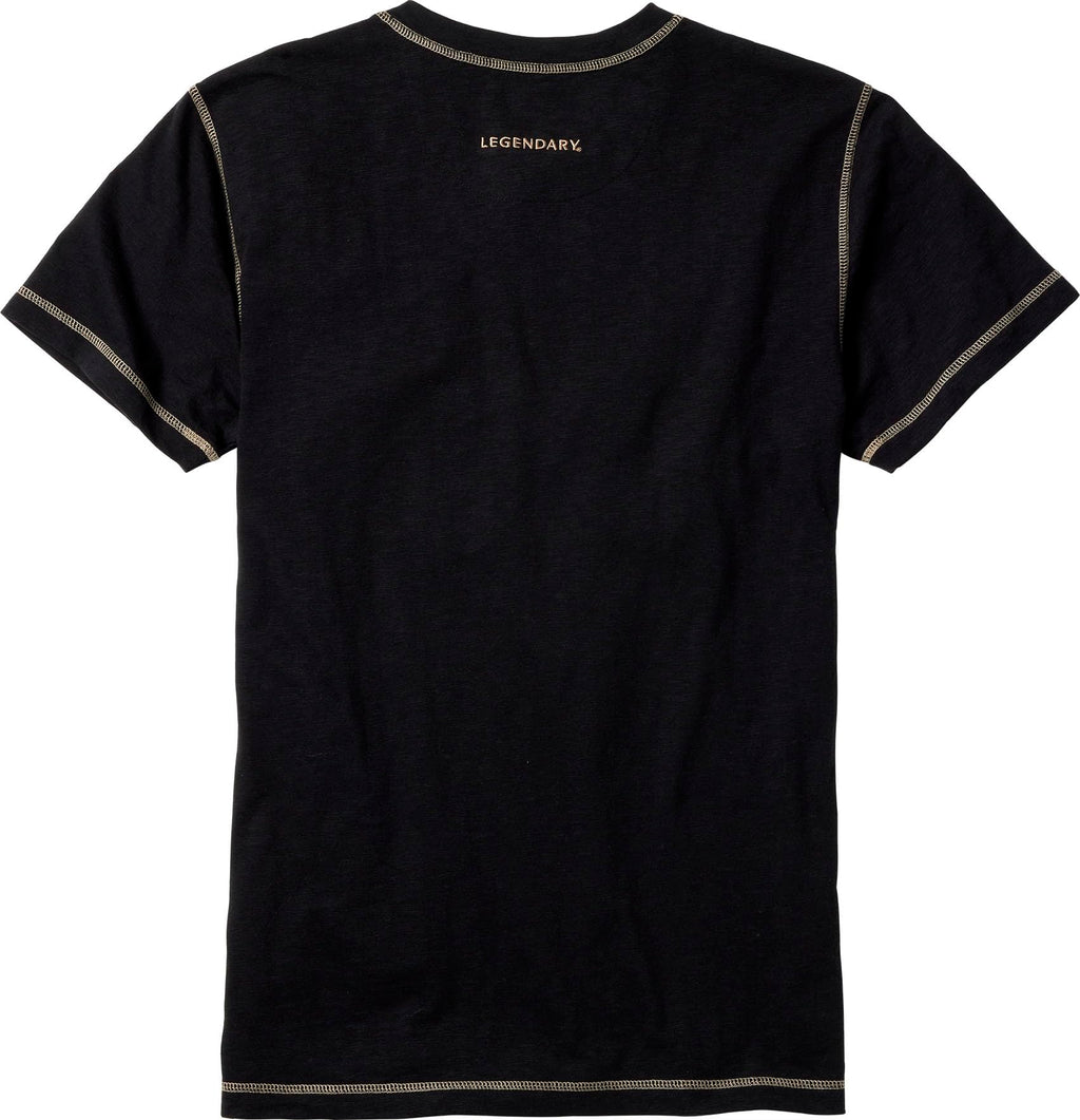 Legendary Whitetails Men's Henley Short Sleeve Casual Fit Shirt