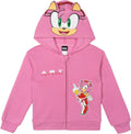 SEGA Sonic the Hedgehog Fleece Cosplay Zip-Up Hoodie Toddler to Big Kid