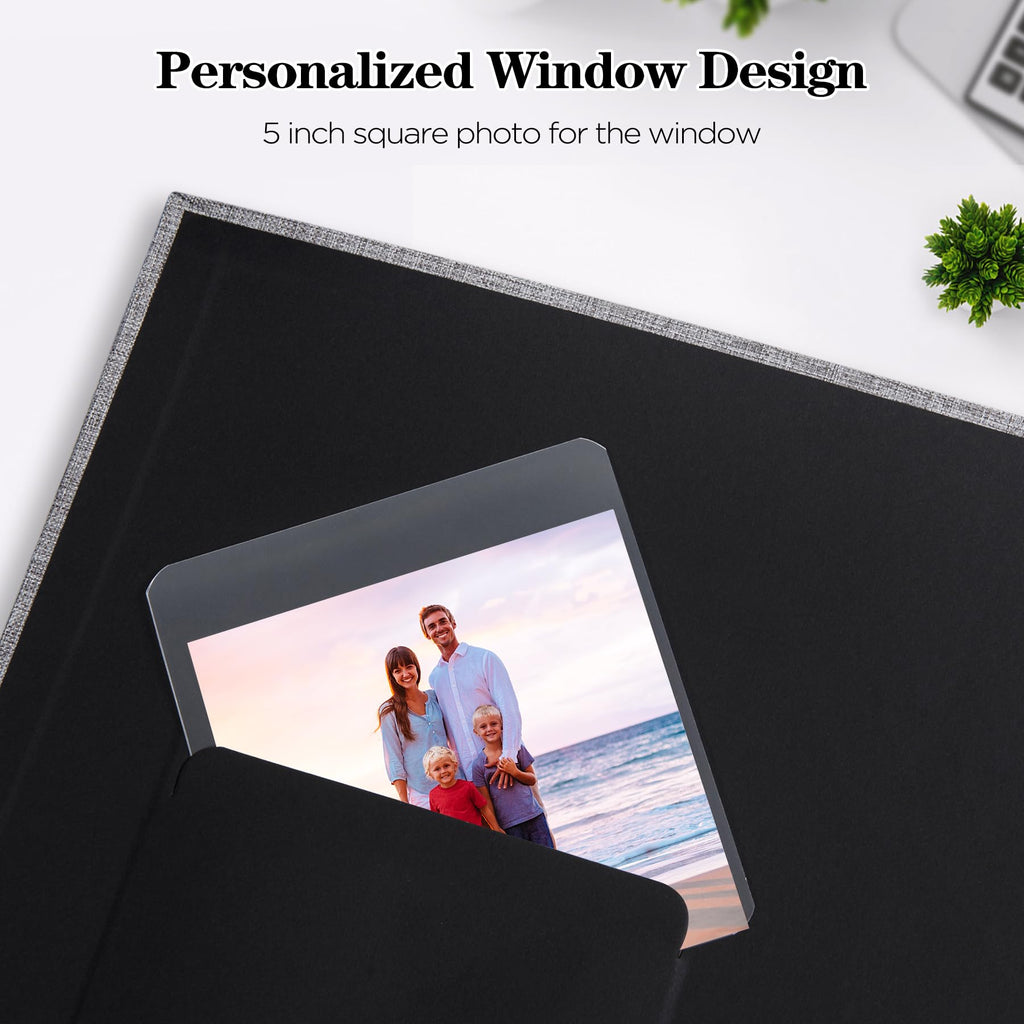 Mublalbum Small Photo Album 4x6 100 Photos Linen Cover Picture Book with Horizontal Pockets for Wedding Family Anniversary and Baby (Beige)
