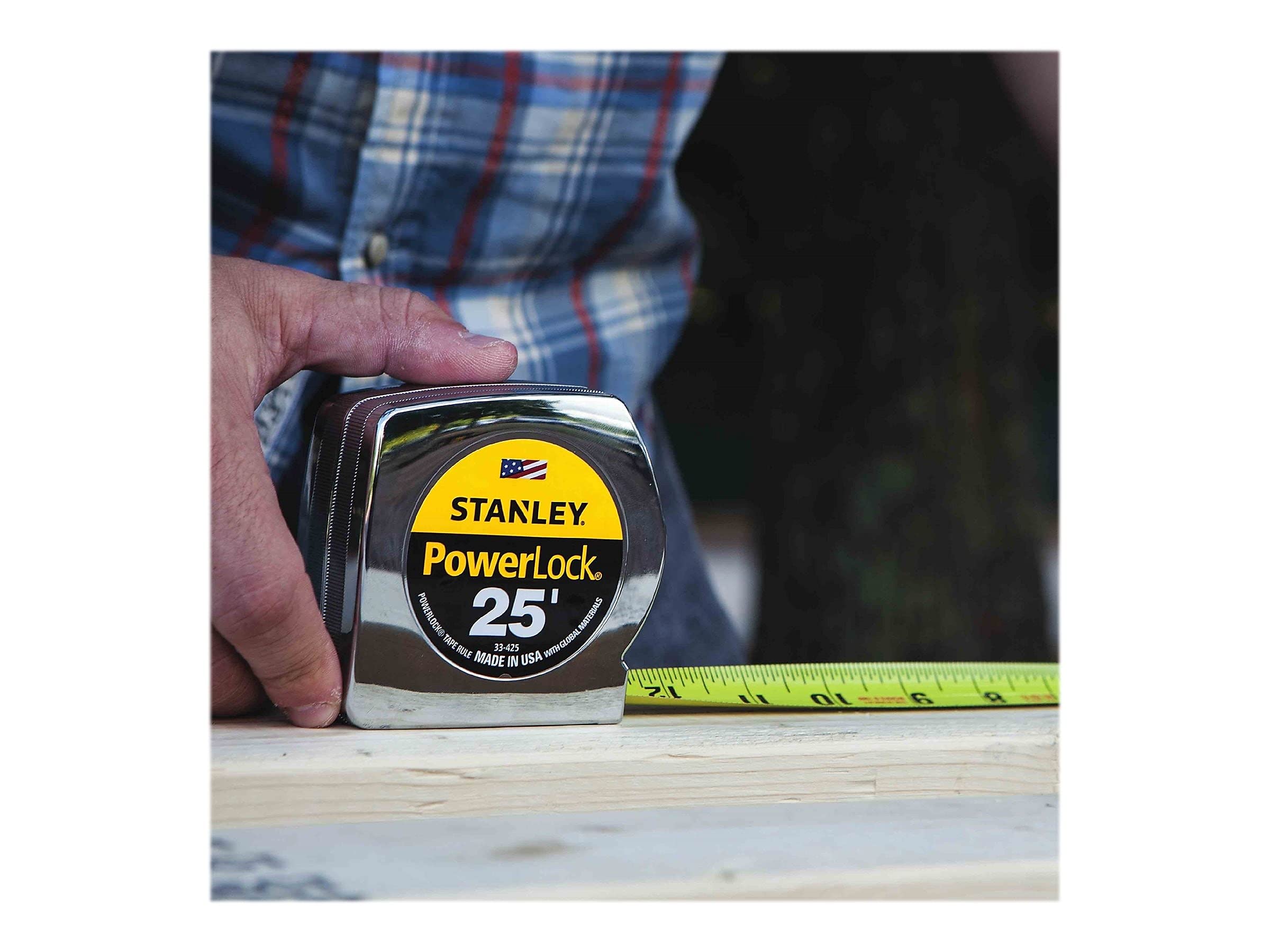 Stanley 33-231 3-Meter x 1/2-Inch Heavy Duty Powerlock Tape Rule With Metal Case