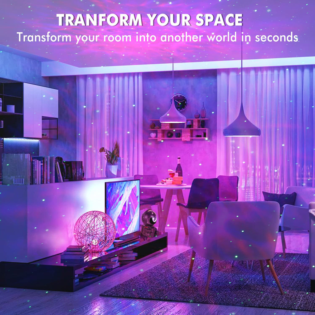 SHJQJJLBCQ Galaxy Projector, Astronaut Star Projector, Kids Night Light for Bedroom, Adult Playroom,Ceiling, Room Decoration