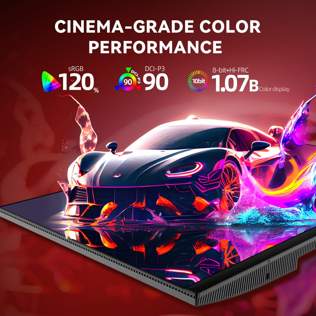 CUNPU 24 Inch 1080P 200Hz Gaming Monitor, FHD Fast IPS Panel, 124% sRGB 1ms HDR Zero-Frame Computer Monitor, Built-in Speaker, HDMI 2.1, DisplayPort 1.4, FreeSync & G-Sync, Tilt, VESA, Eye Care