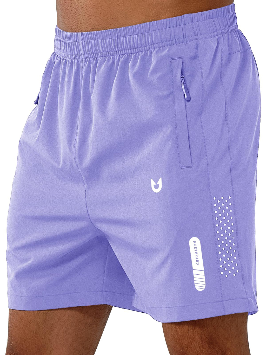 NORTHYARD Men's Athletic Running Shorts Gym Workout 7"/9"/5" Quick Dry Lightweight Sports Basketball Tennis 3 Zipper Pockets