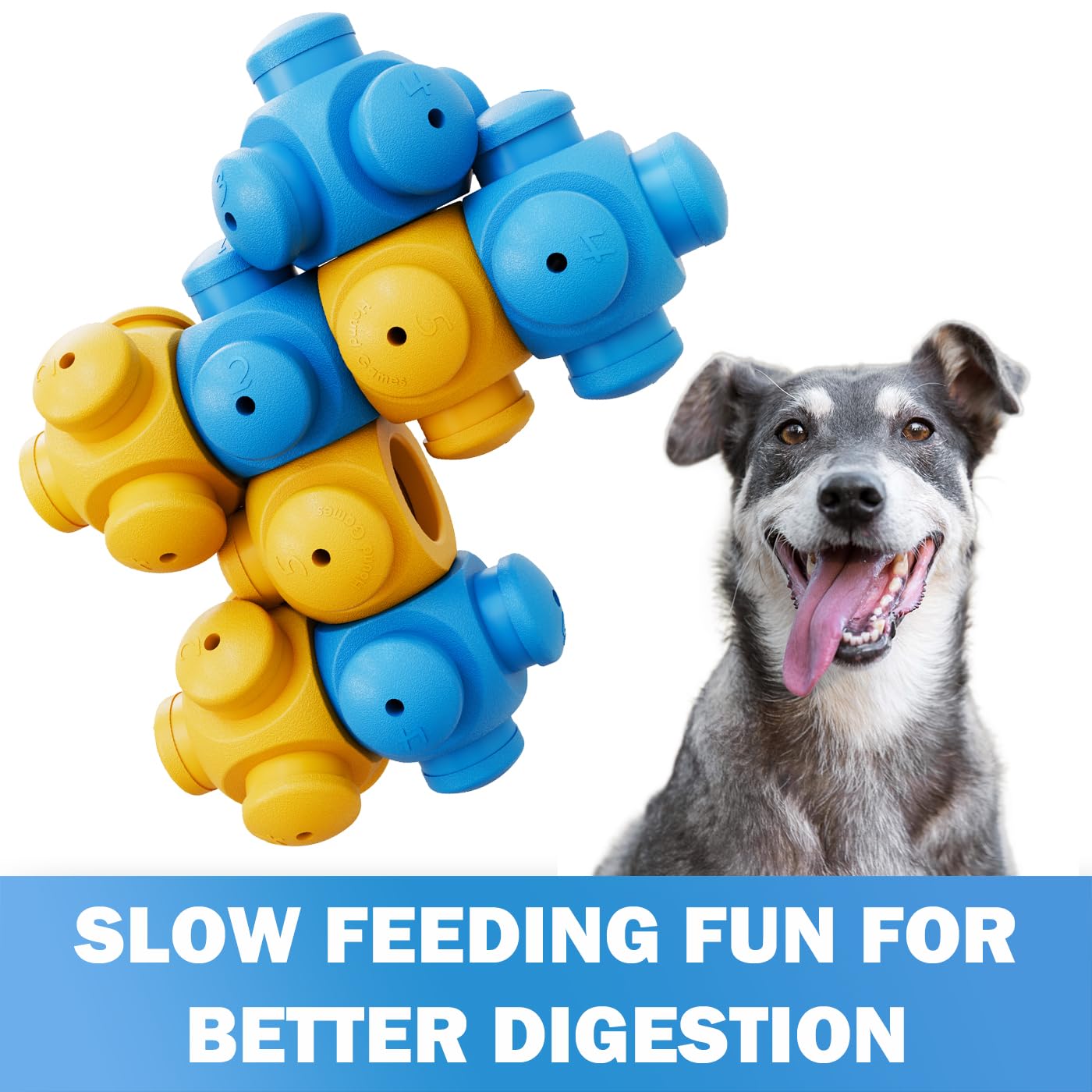 Dog Puzzle Toys for Smart Dogs, Boredom Busters, Interactive, Mentally Stimulating, Cognitive Dog Games, Hard Puzzle, Difficult Toys to Keep Them Busy, Puppy Puzzle Toys, Small, Medium, Large Breeds