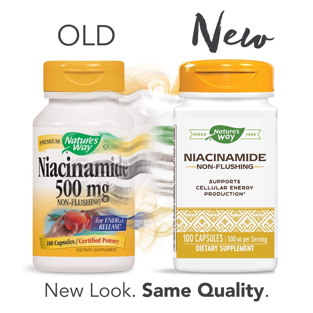 Nature's Way, Niacinamide, 500 mg, 100 Capsules