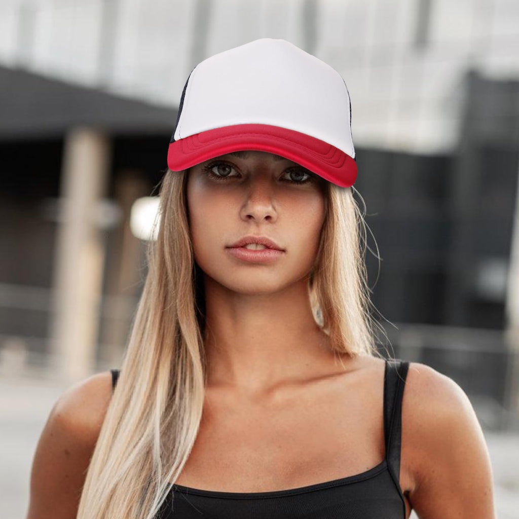 Ultrafun 10 Pack Trucker Hat Mesh Sublimation Blank Hats Adjustable Baseball Caps Hats for Men Women