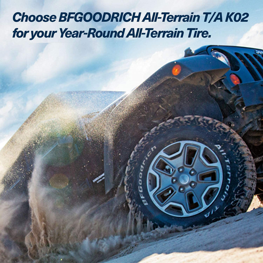 BFGoodrich All Terrain T/A KO2 Radial Car Tire for Light Trucks, SUVs, and Crossovers, LT215/65R16/D 103/100S