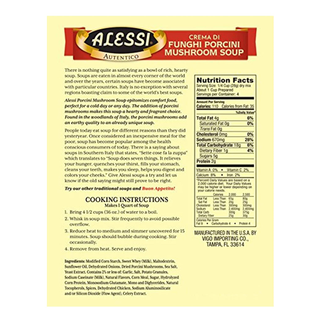 Alessi Autentico Premium Soups, Traditional Flavors, 6oz (Chicken Noodle, Pack of 6)