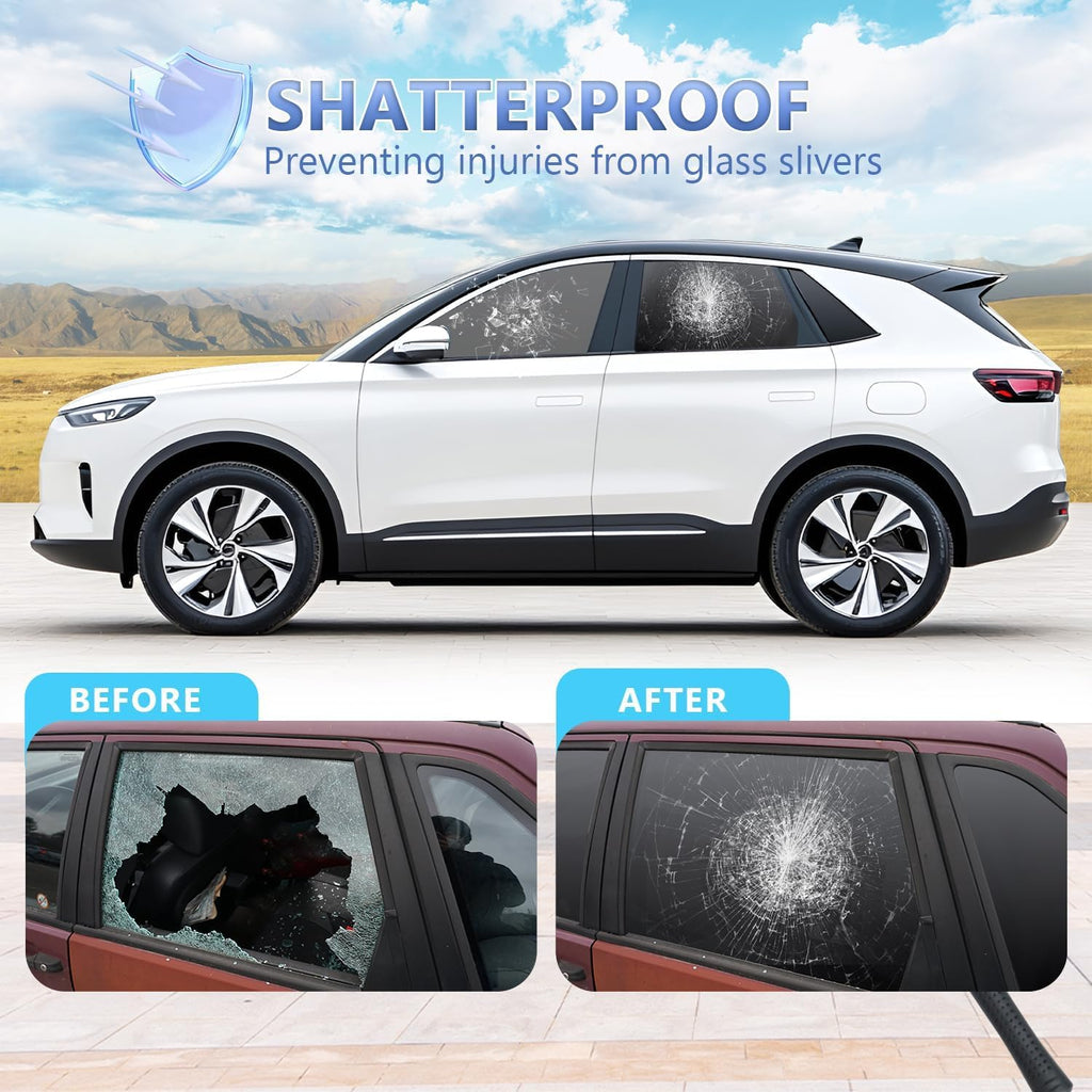 Window Tint Film for Cars 5% VLT 20in x 10Ft Ceramic Window Tints, Blocks 99% UV & IR Rays, Heat Resistant Anti Glare Film for Windshield, Scratch Resistant Sun Shade Auto Tint Roll