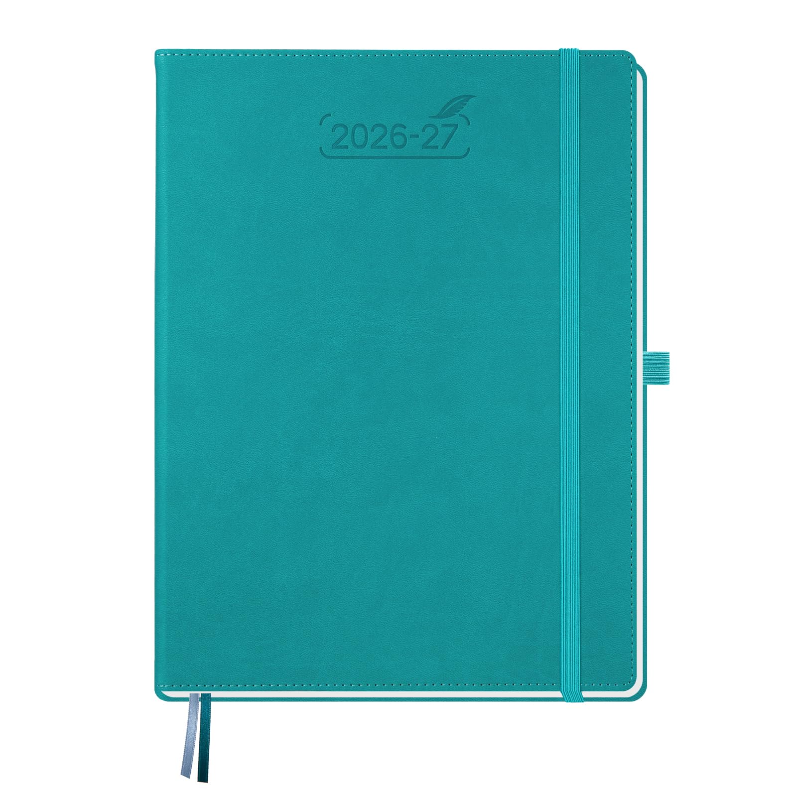 BEZEND Pocket Planner 2026-2027 Weekly and Monthly (3.5" x 6") 18 Months Small Academic Calendar (Jul 26-Dec 27) Ideal for Students, Work & Home, Storage Pocket, PU Leather Hardcover -Black