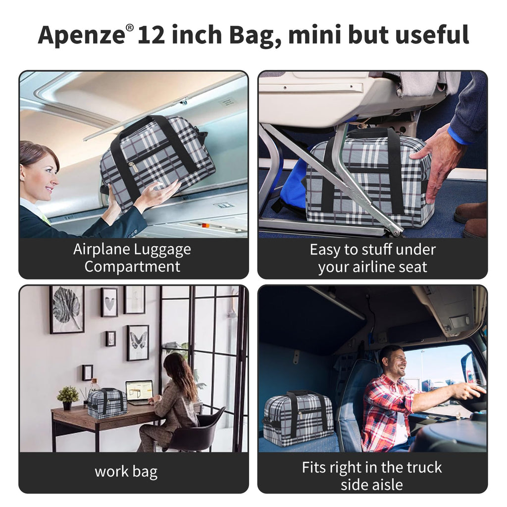 Apenze Small Gym Bag Carry On Bag - 12 in Mini Duffle Bag Lightweight for Overnight Travel(Camouflage)