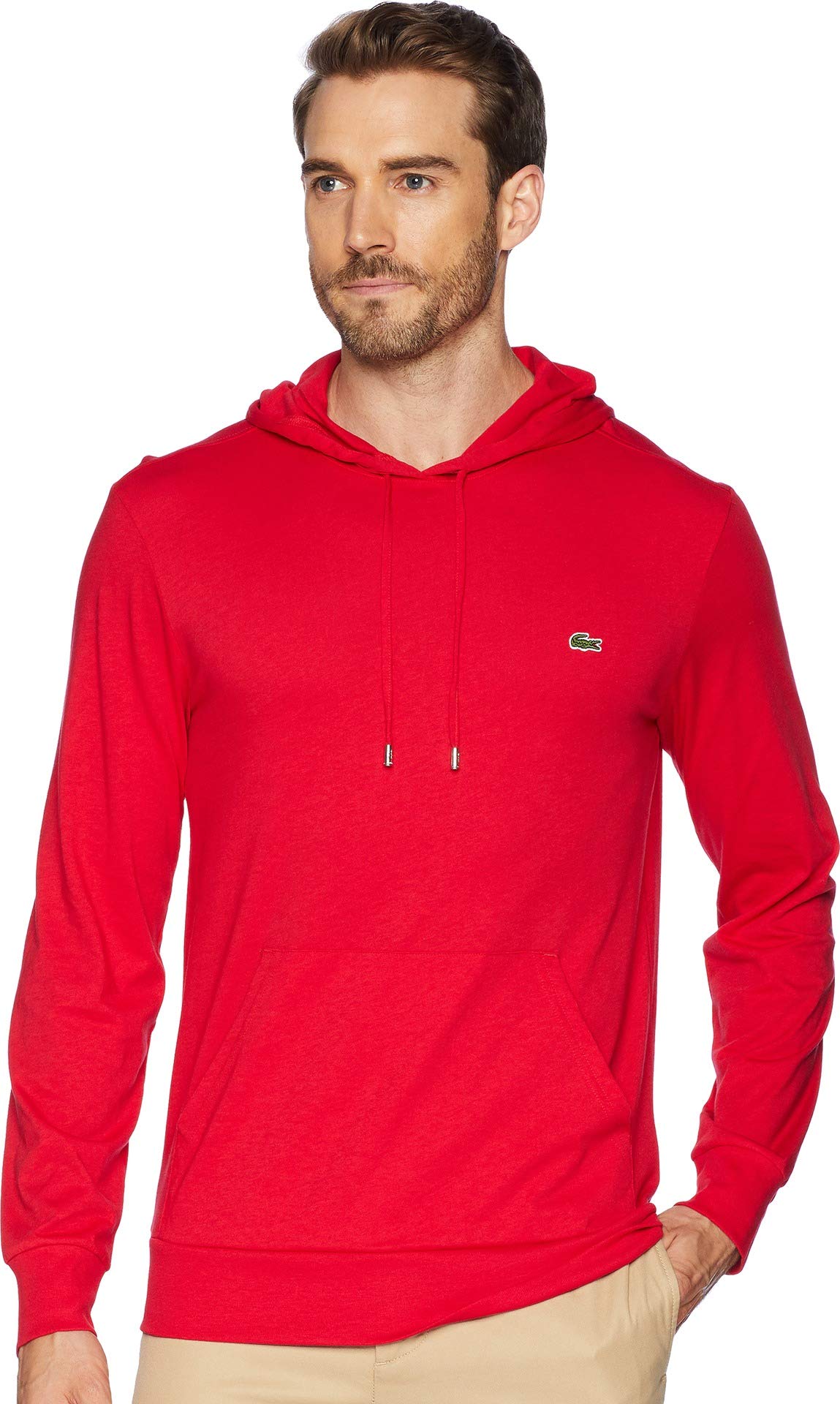 Lacoste Men's Long Sleeved Hooded T-Shirt