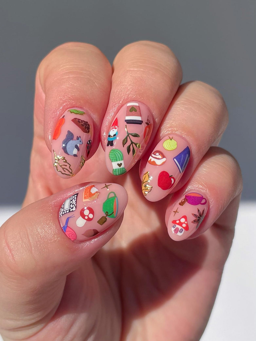 Deco Beauty 90s Baby - Super Thin & Easy-to-Apply Nail Art with The Cutest Designs - Durable & Long-Lasting Nail Art Stickers and Decals for Women, for DIY at-Home Manicures & Salon-Quality Nails