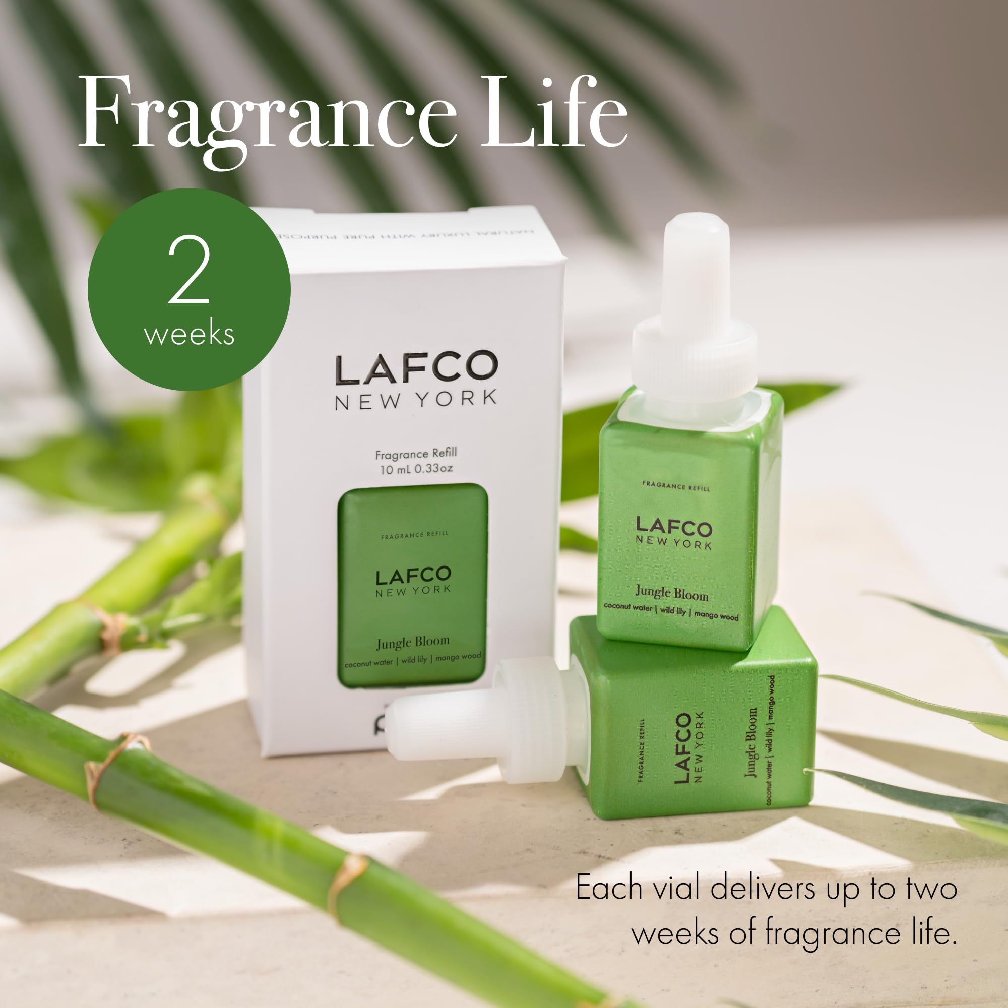 LAFCO New York Pura Smart Device Refill, Big Sky - Pack of 2 - Each Vial Delivers Up to 2 Weeks of Fragrance Life - Made in the USA