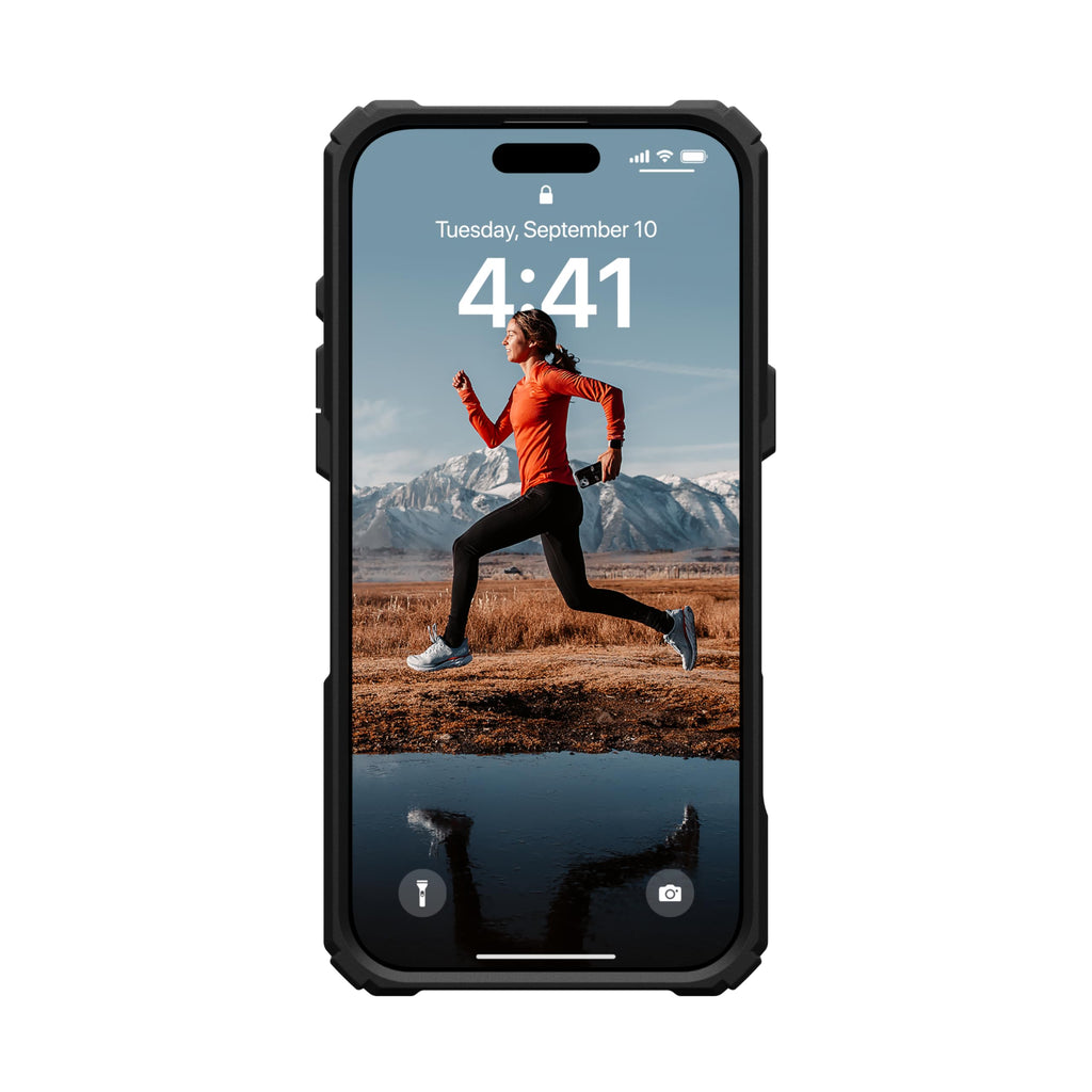 URBAN ARMOR GEAR UAG Designed for iPhone 16 Pro Max Case 6.9" Plasma XTE - Compatible with MagSafe Charging & Kickstand Rugged Shockproof Anti-Slip Military Grade Protective Cover, Black/Clear
