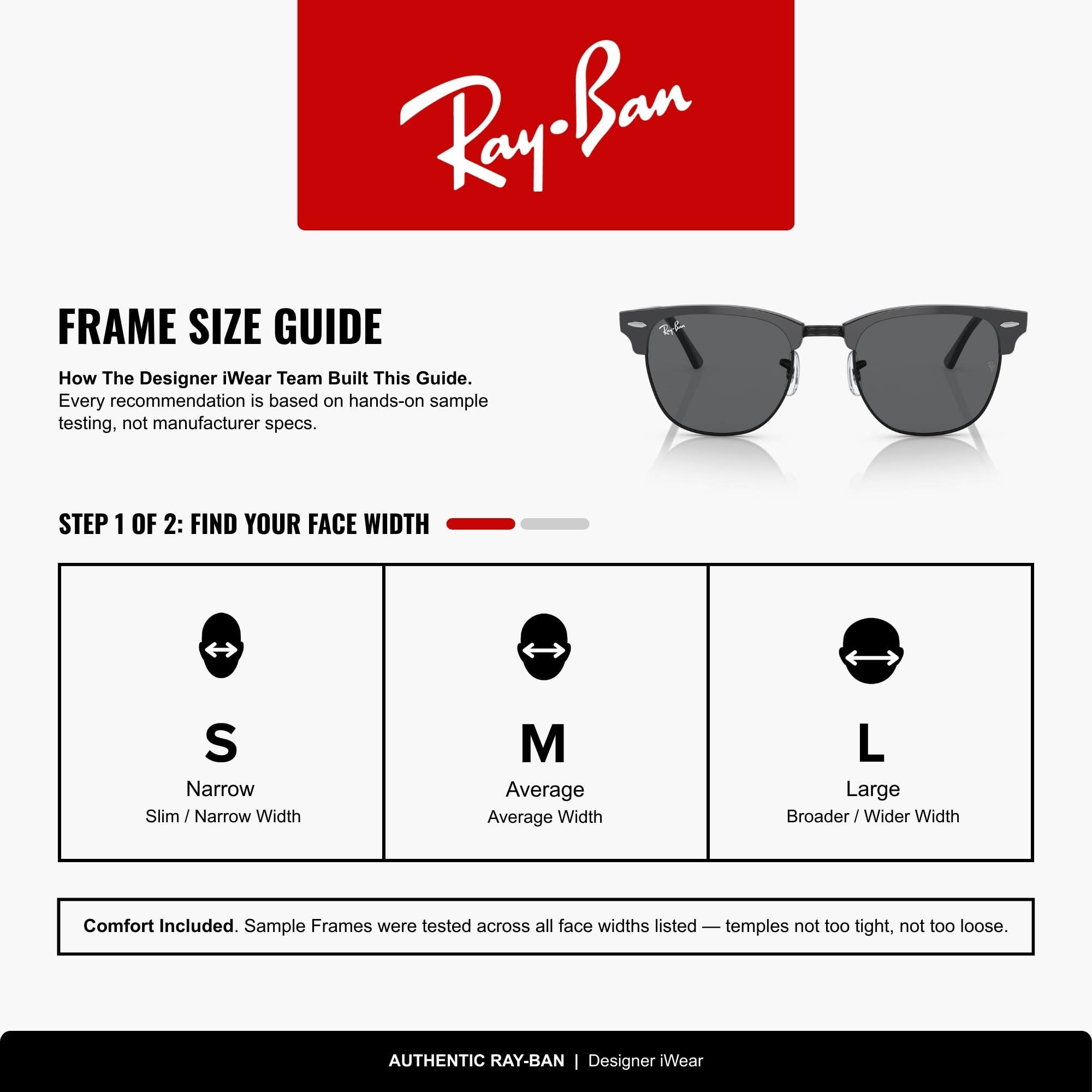Ray-Ban RB3016 Clubmaster Classic Square Sunglasses for Men for Women