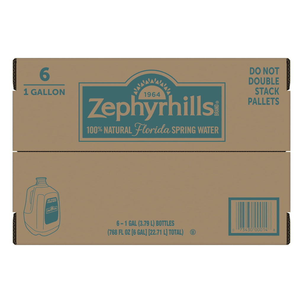Zephyrhills Spring Water, 8 oz Mini Bottles, 48 Pack (3 Cases)
