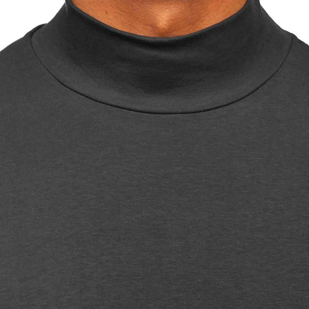 Rela Bota Mens Half Turtleneck Long Sleeve Pullover Basic Designed Undershirt Stretch Slim Fit Sweaters