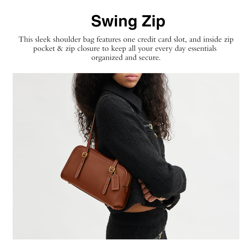 COACH Swing Zip Bag with Grommets