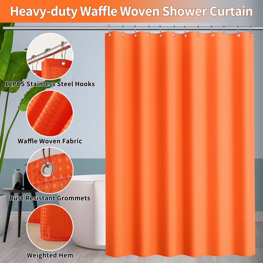 XLHOMO 24 PCS Black Bathroom Accessories Set with Shower Curtain and Rugs, Bathroom Decor Set with Trash Can, Toilet Brush, Soap Dispenser, Toothbrush Holder, Tumbler, Soap Dish and Jars