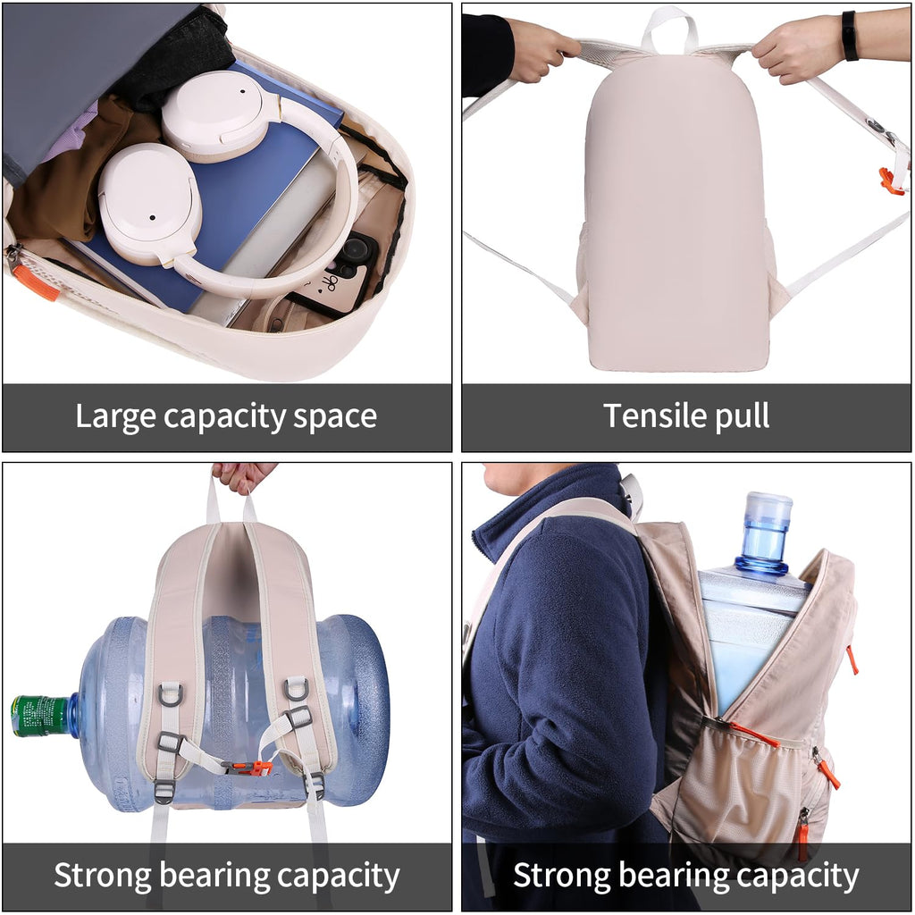 FENGDONG 35L Lightweight Foldable Waterproof Packable Travel Small Hiking Backpack Daypack for men women
