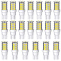 T10 921 194 168 LED Bulbs Cool White 20-Packs, Super Bright 3014 42-SMD LED Replacement 12 Volt RV Camper Trailer Boat Trunk Interior Dome Map License Lights, Backup Reverse Lights
