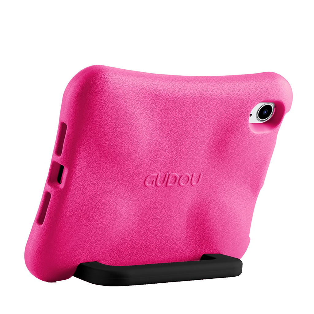 Kids Case for iPad mini 7 (A17 Pro) 2024 /iPad Mini6 2021, Light Weight Heavy Duty/Shockproof/Drop Proof with Handle/Kickstand, Child Friendly Cover for iPad mini 7th/6th Gen 8.3inch (red)