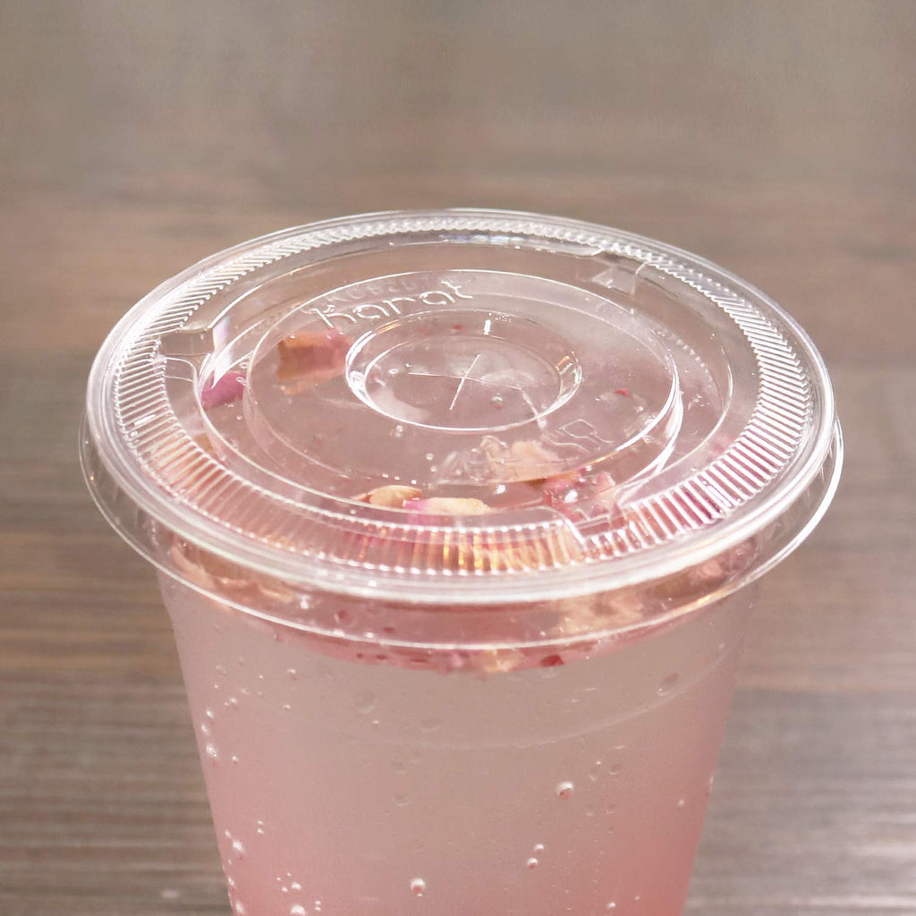 Karat C-KC626TS 98mm Diameter Flat Lids for Karat Cold Cups, Case of 1000