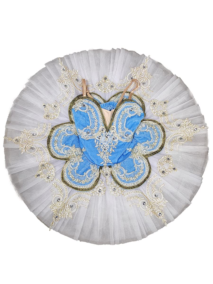 MTPLOP Swan Lake Performance Costume Ballet Dress White Sarong Competition Tutu Kids Adult Ballet Puffy Skirt
