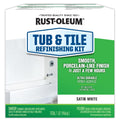 Rust-Oleum 384166 Tub And Tile Refinishing 2-Part Kit, Gloss Coastal Fog