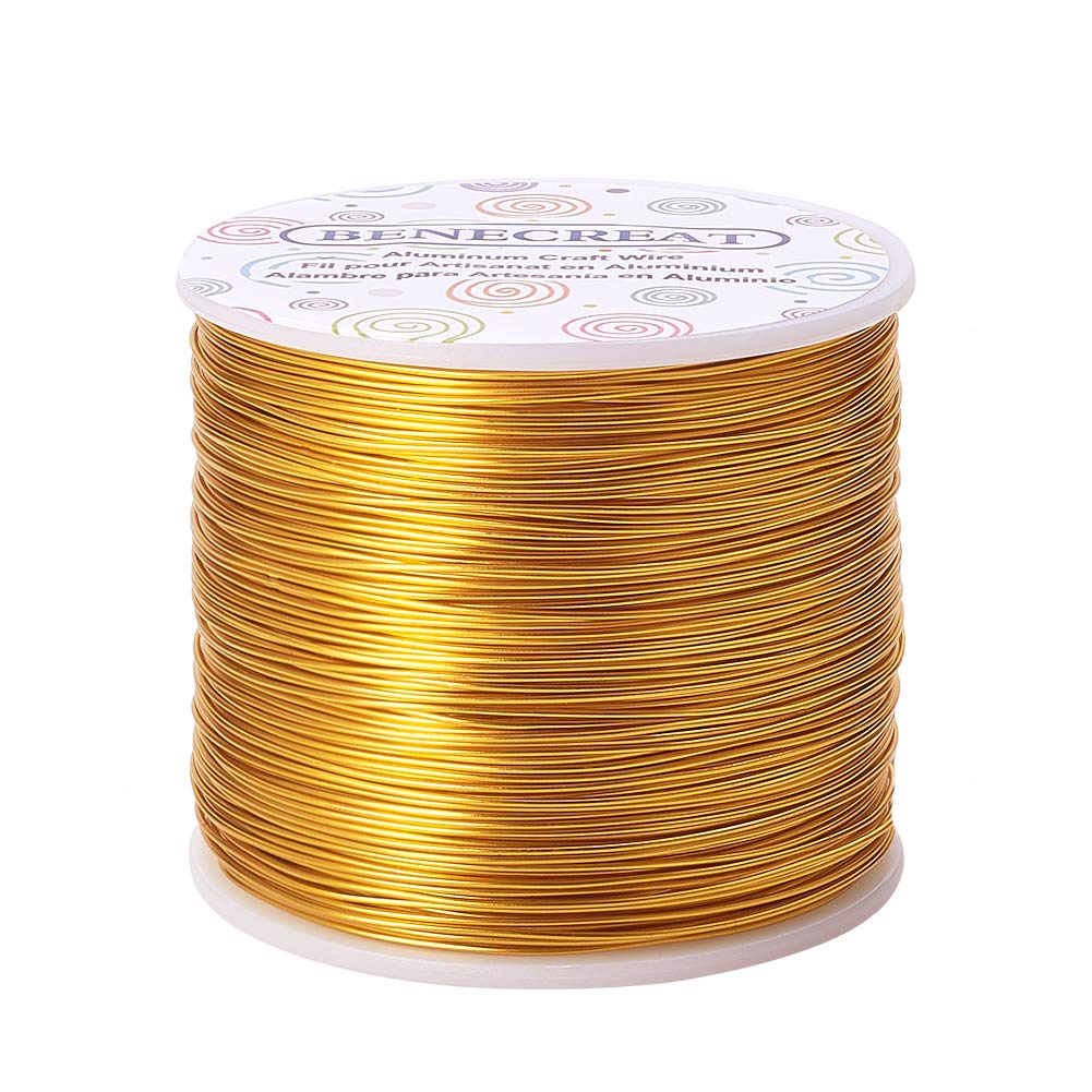 BENECREAT 9 Gauge Jewelry Craft Aluminum Wire 55 Feet Bendable Metal Sculpting Wire for Halloween Craft Floral Model Skeleton Making (Black, 3mm)