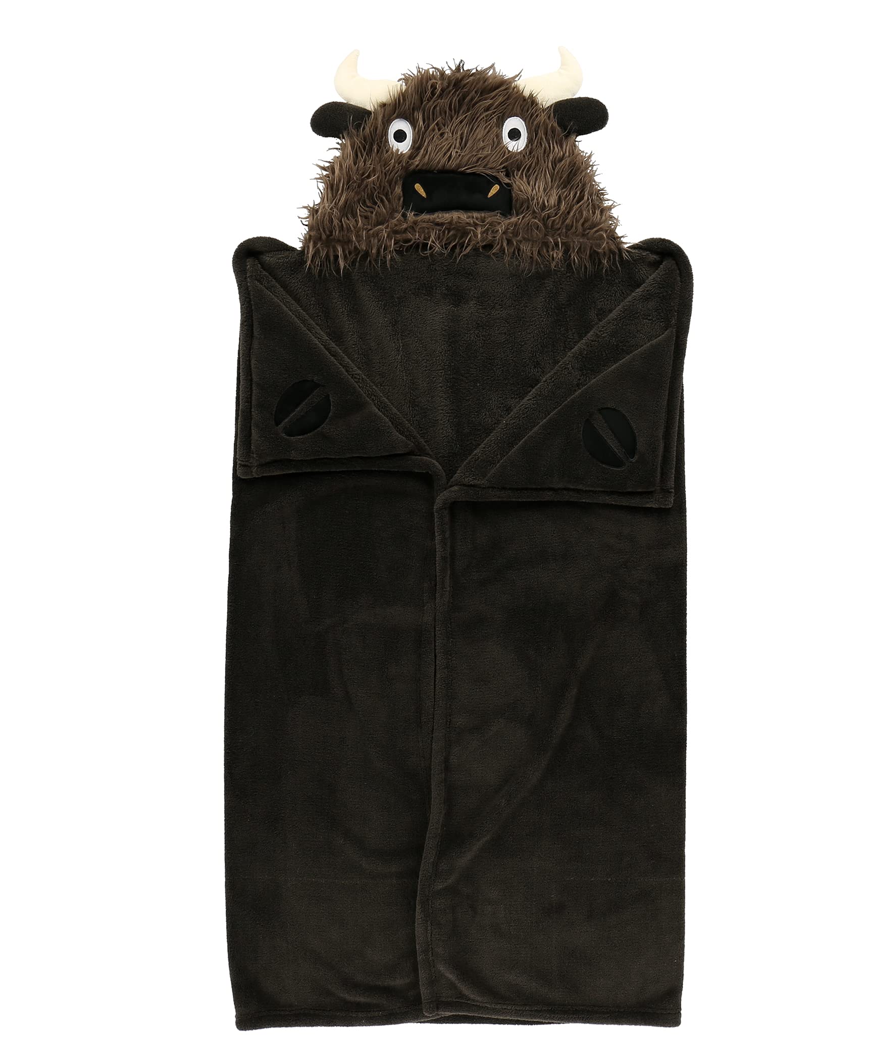 Lazy One Wearable Hooded Blanket for Kids, Animal Hooded Blanket (Bigfoot)