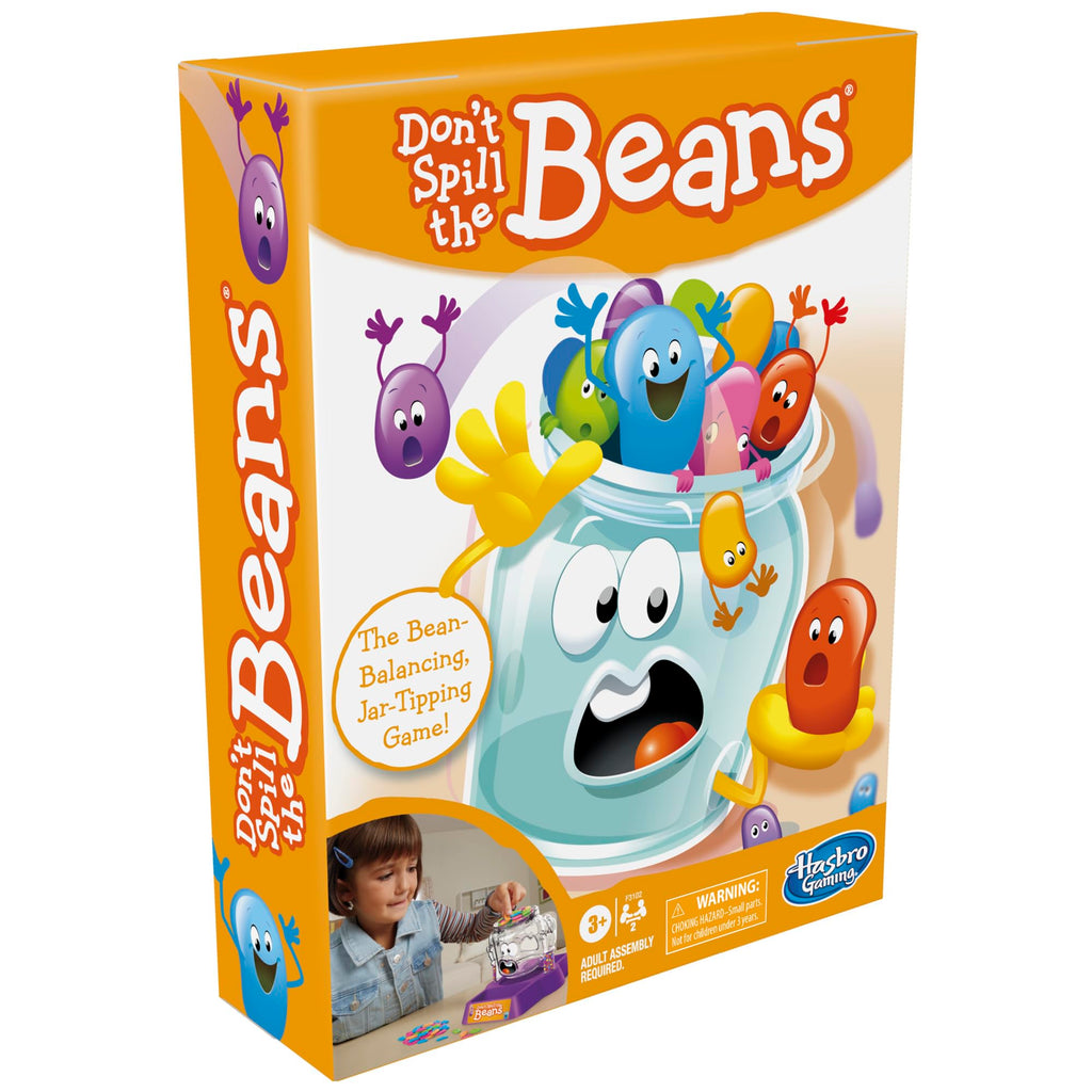 Hasbro Gaming Don't Spill The Beans Game for Kids, Easy and Fun Balancing Game for Children Ages 3 and Up, Easter Gifts for Boys and Girls, Preschool Games for 2 Players, Kids Board Games