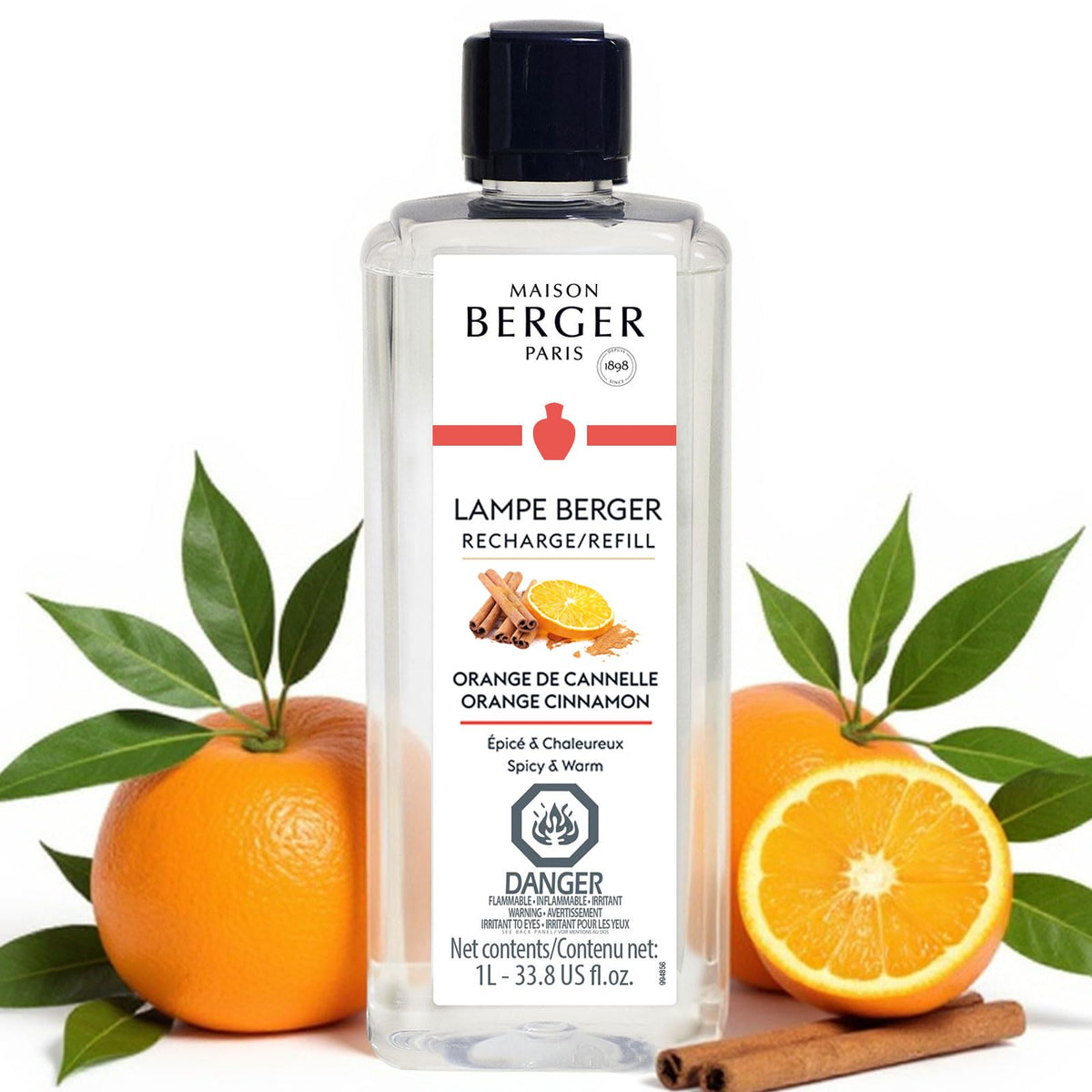 MAISON BERGER Lampe Berger Refill, 1 L, Agaves Garden | Catalytic Lamp Fragrance Refill, Helps Neutralize Odors, ~160 h Fragrance Diffusion, Made in France