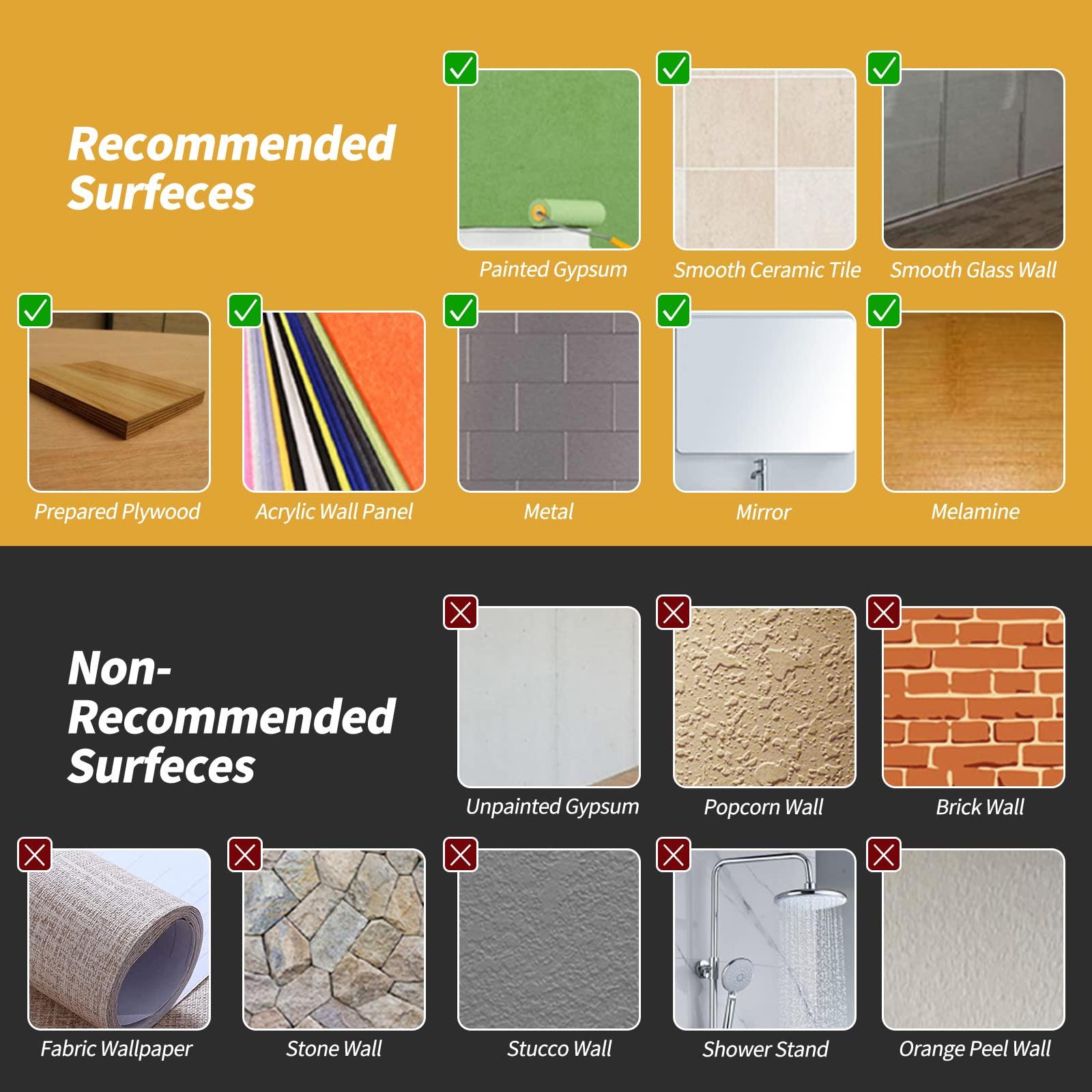 WOWSTAR 10-Sheet Peel and Stick Backsplash Tile for Kitchen, Back Splash Stick On Tiles for Kitchen Wall (Sand)